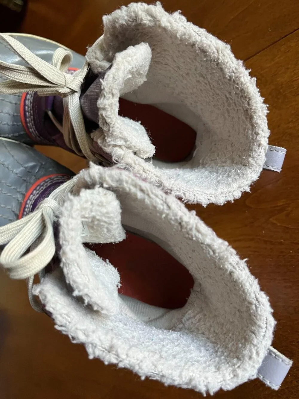Sorel purple cozy winter boots 1